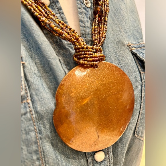 SOLD! Statement Necklace - Picture 3 of 5